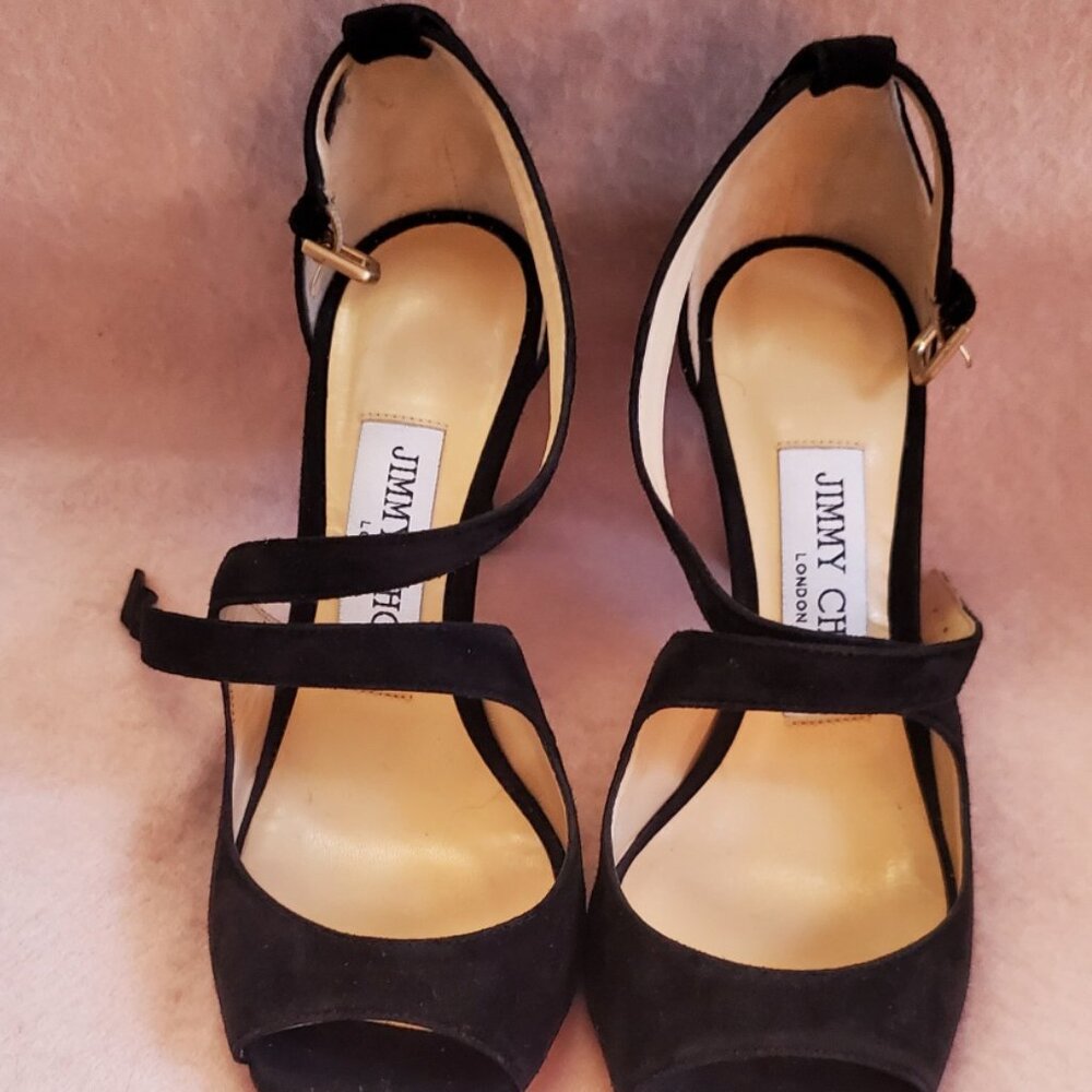 Black sandals by Jimmy Choo